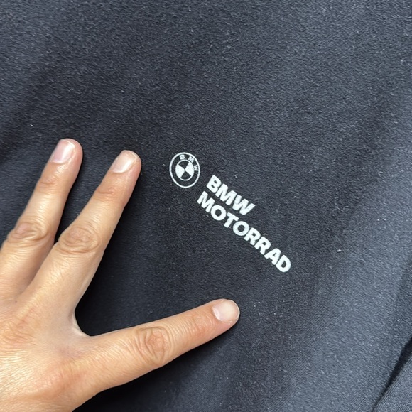 San Jose Ca BMW motorcycle club Black and White Short Sleeve graphic tee M - Picture 3 of 6